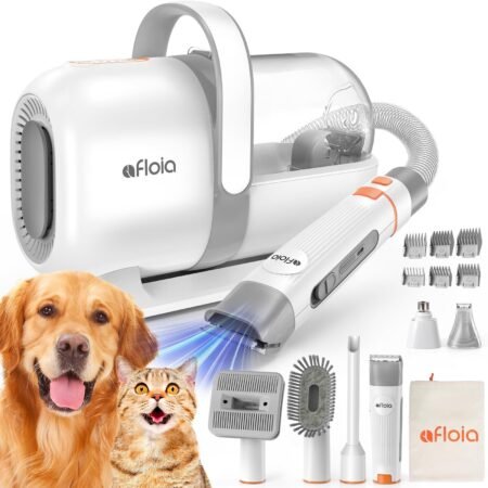 Dog Grooming Vacuum Kit – 6-in-1 Pet Grooming System
