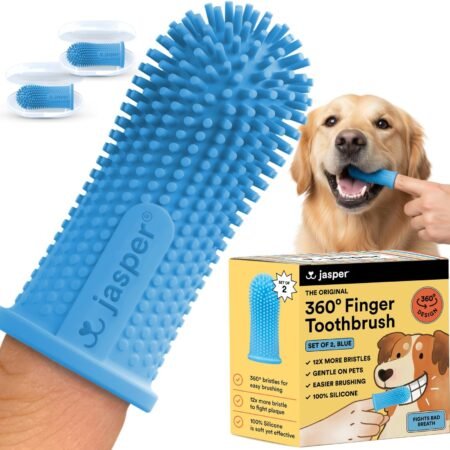 Silicone Dog Finger Toothbrush Kit